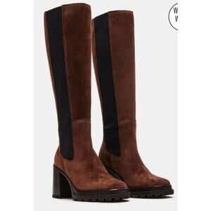 NWOB Steve Madden Alesti Brown Suede womens boots size 9.5M